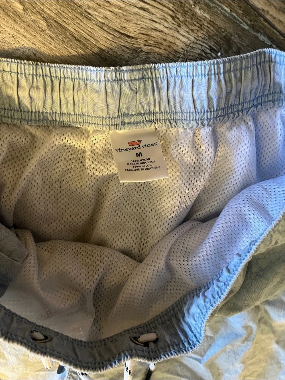 Vineyard vines men’s Light Blue Drawstring Swim Shorts